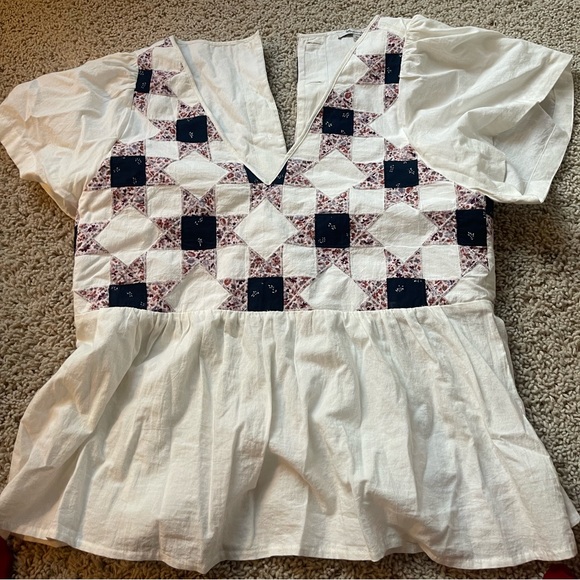 Quilt pattern Madewell blouse. - Picture 1 of 3